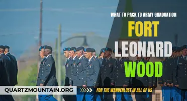 Essential Items to Pack for Your Loved One's Army Graduation at Fort Leonard Wood