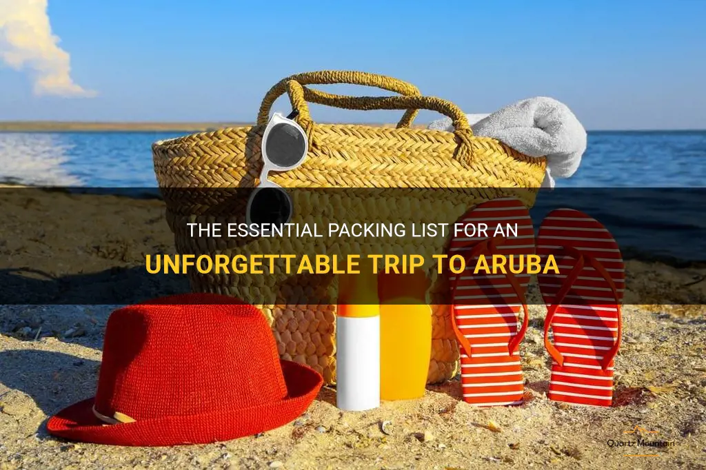 what to pack to aruba