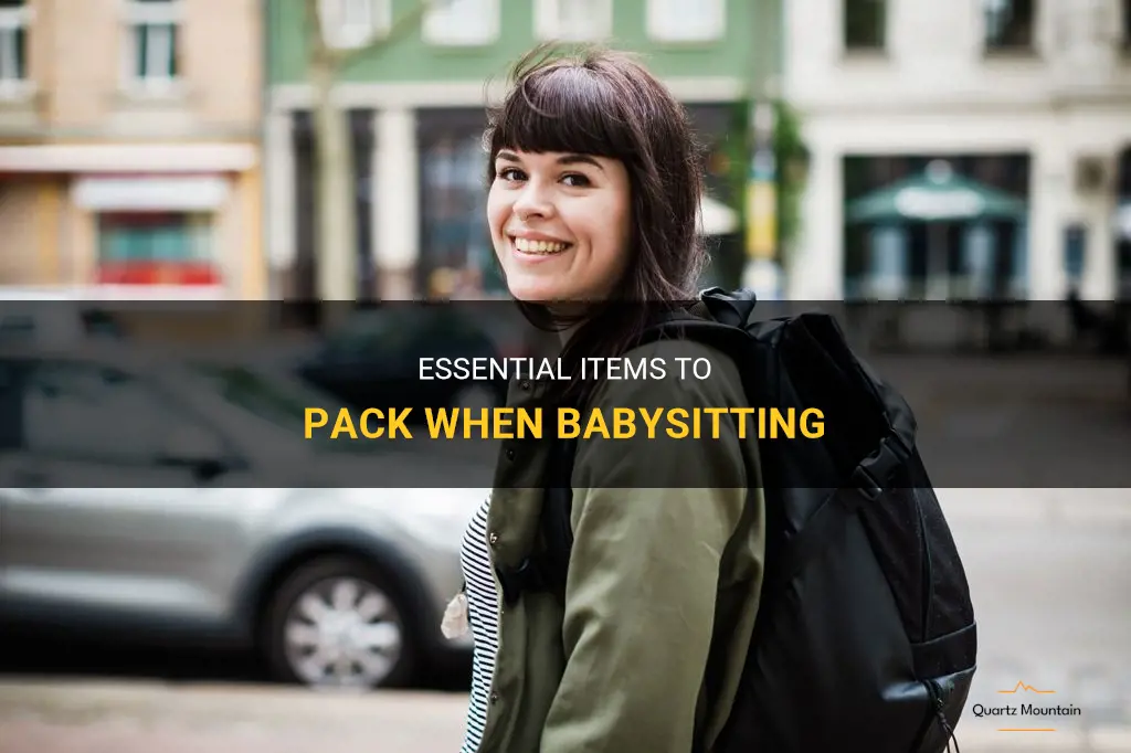 what to pack to babysit