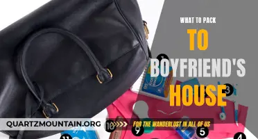 Essential Items to Pack for Your Boyfriend's House