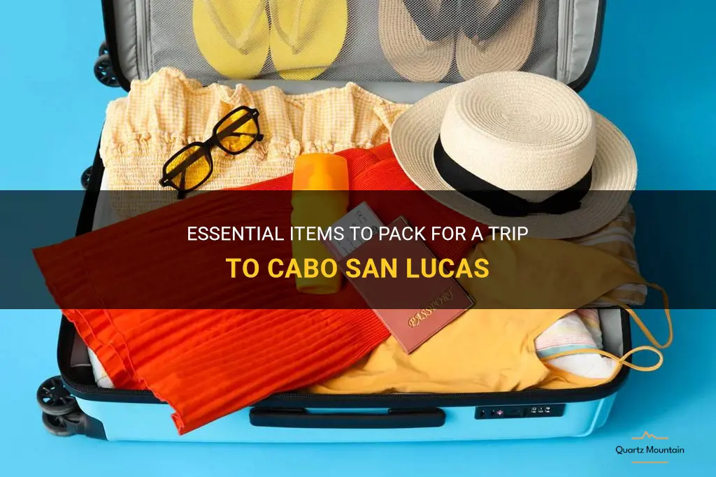 what to pack to cabo
