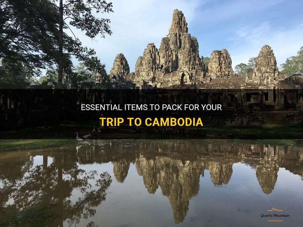 what to pack to cambodia