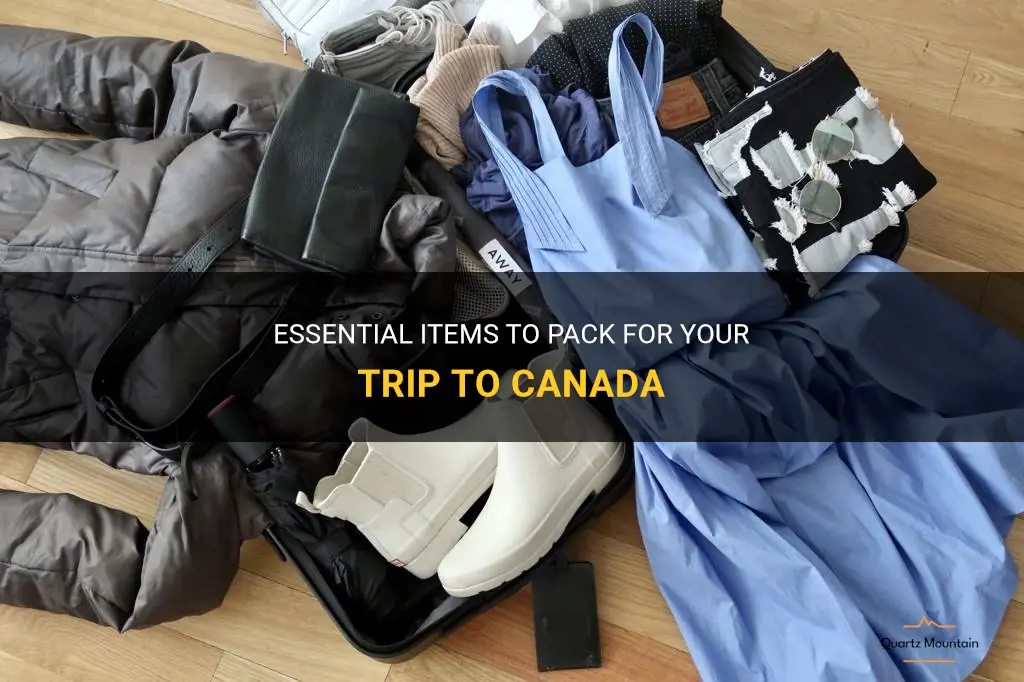 what to pack to canada