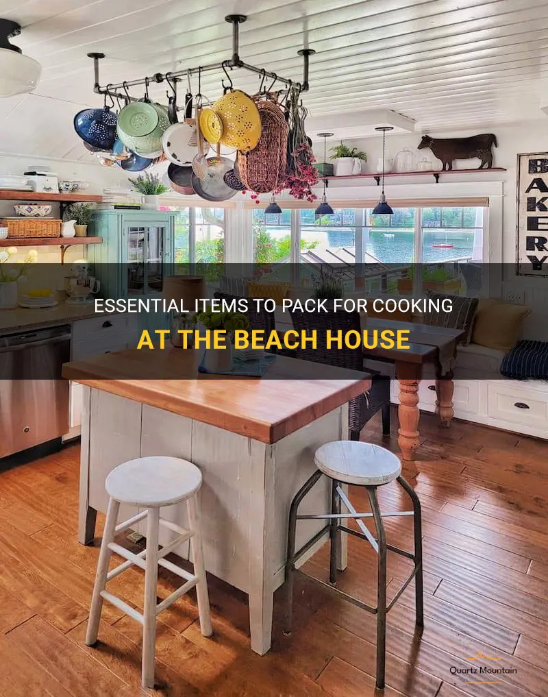 what to pack to cook at the beach house