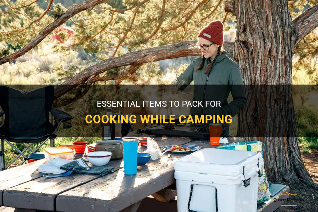 what to pack to cook while camping