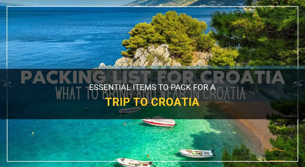 what to pack to croatia