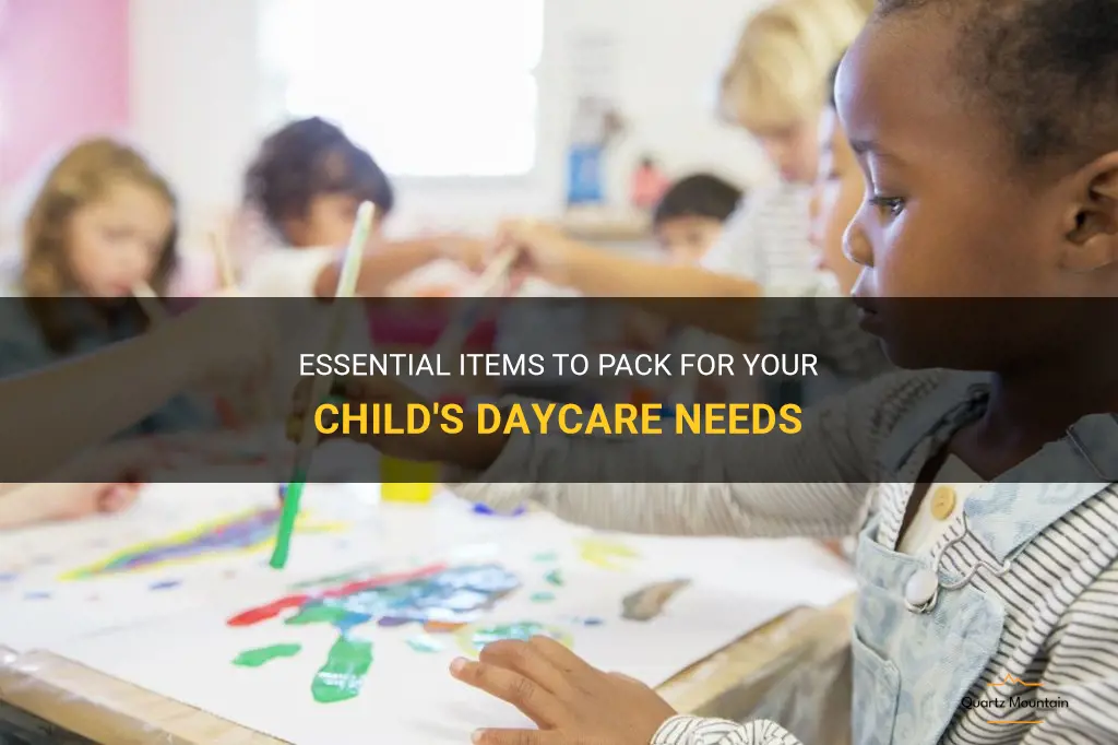 what to pack to daycare
