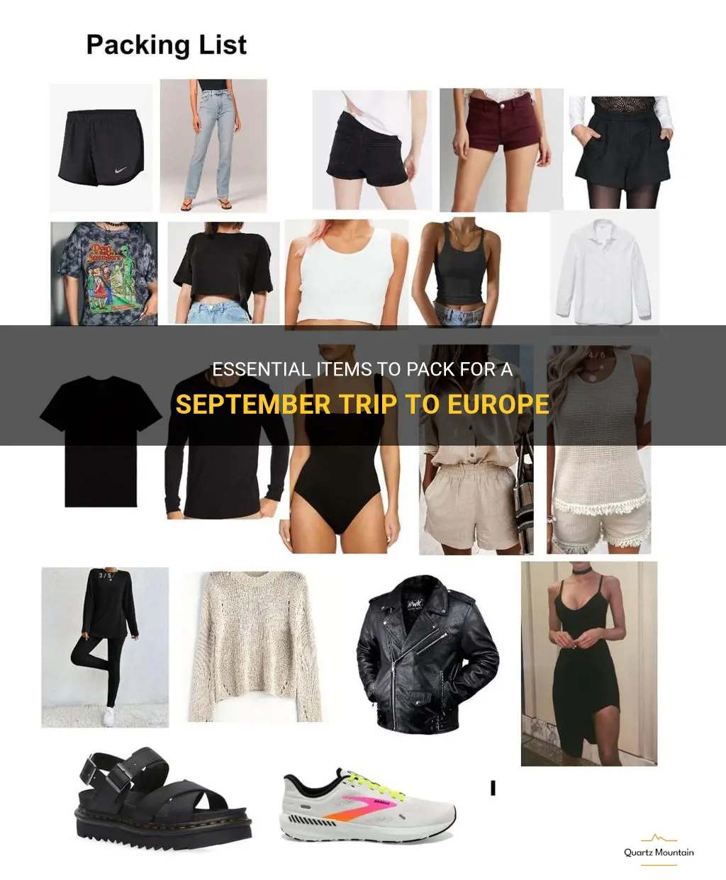what to pack to europe in September