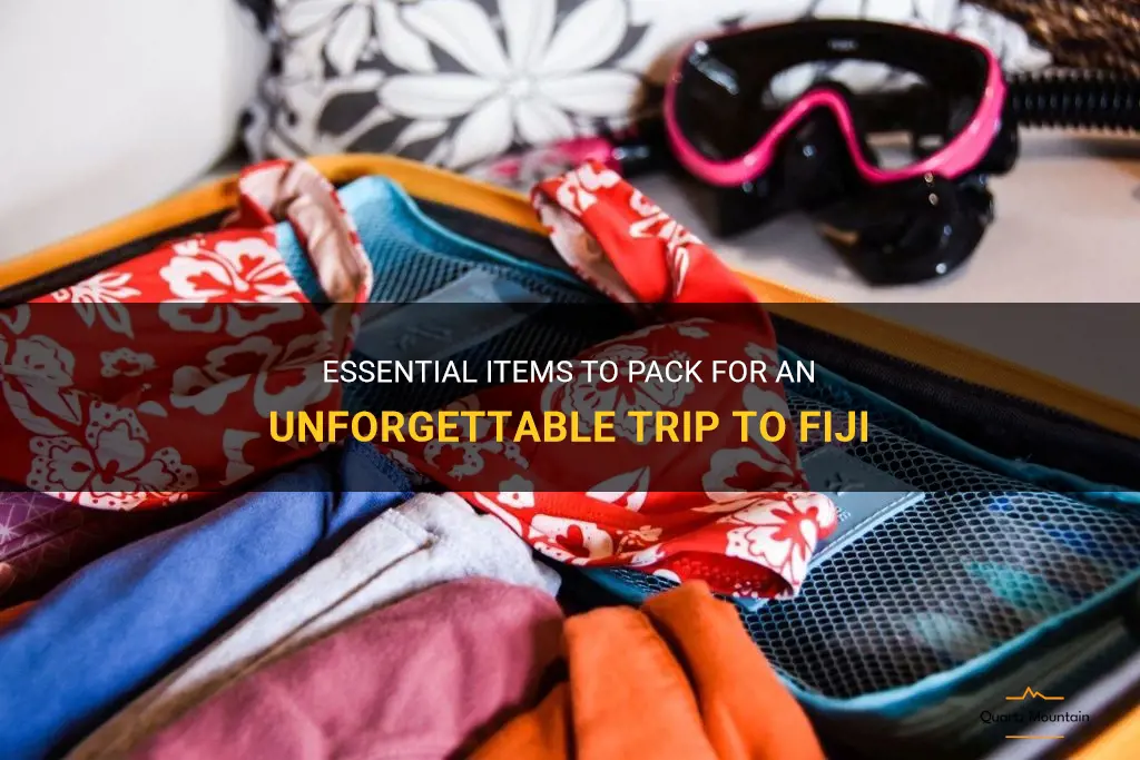 what to pack to fiji