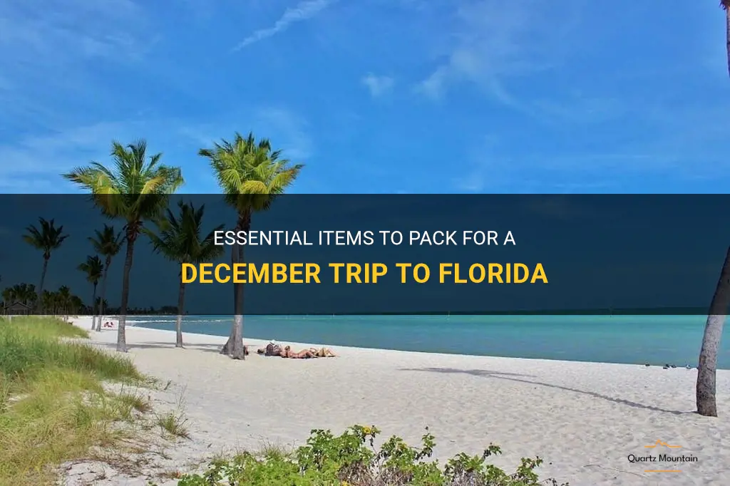 what to pack to florida in december