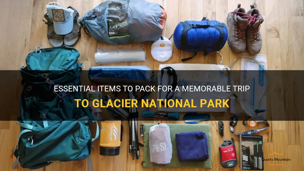 what to pack to glacier national park