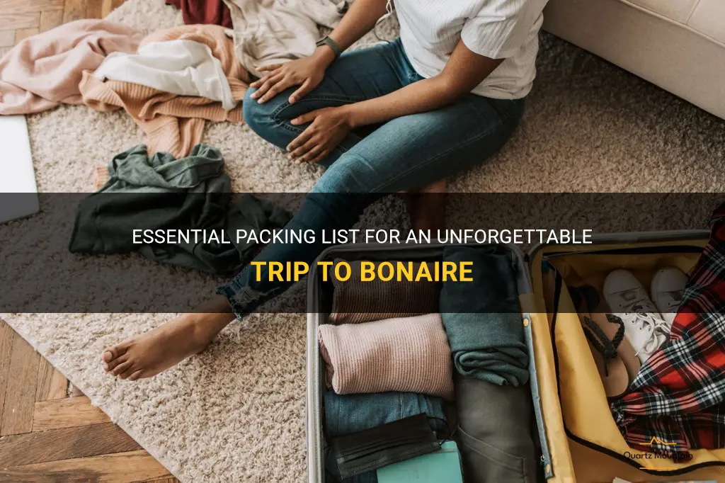 what to pack to go to bonaire