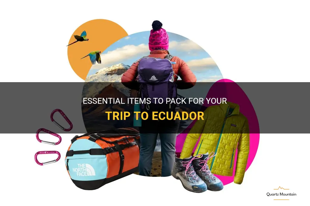 what to pack to go to ecuador