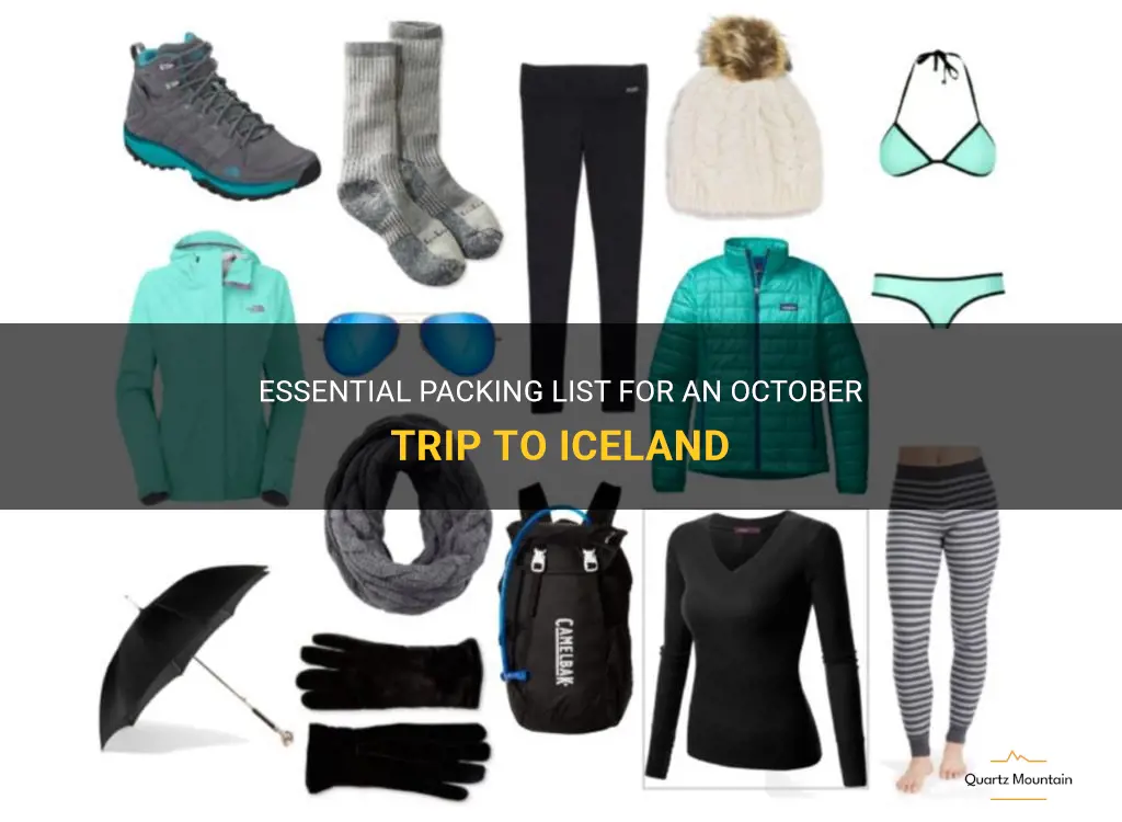 what to pack to go to iceland in October