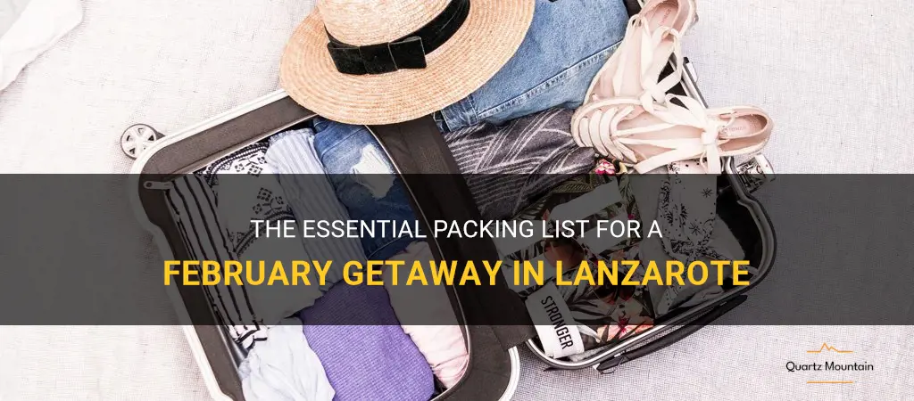 what to pack to go to lanzarote in February