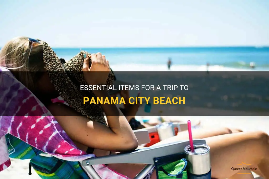 what to pack to go to panama city beach