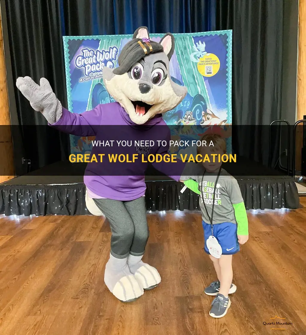 what to pack to great wolf lodge
