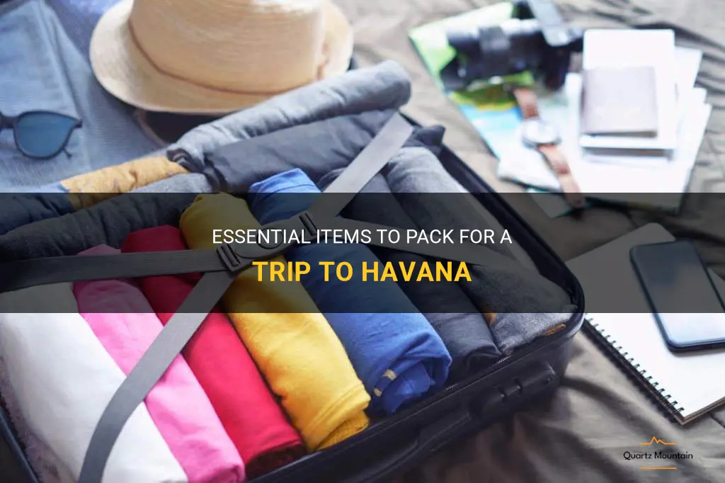 what to pack to havana