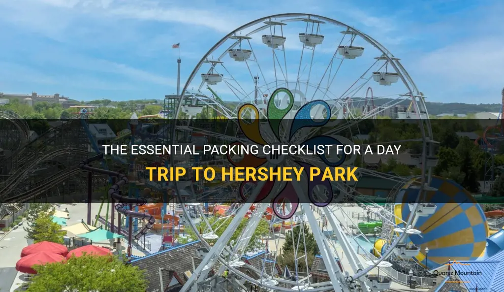 what to pack to hershey park