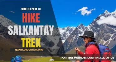 Essential Packing List for Hiking the Salkantay Trek