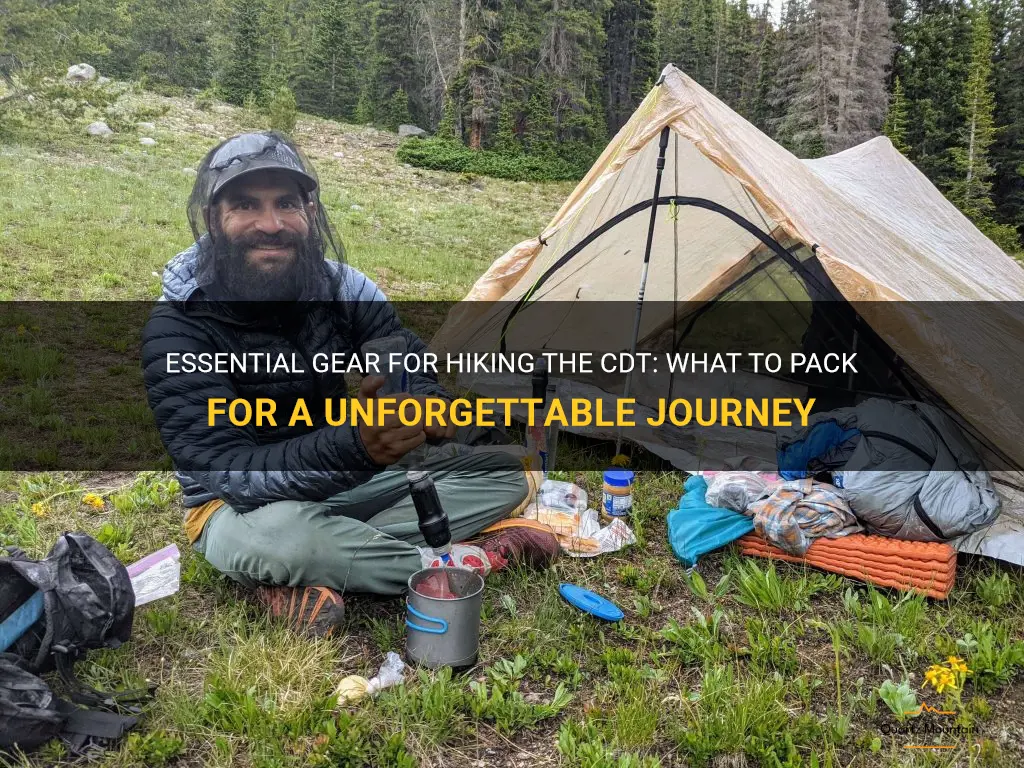 what to pack to hike the cdt