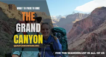 Essential Gear to Pack for Hiking the Grand Canyon