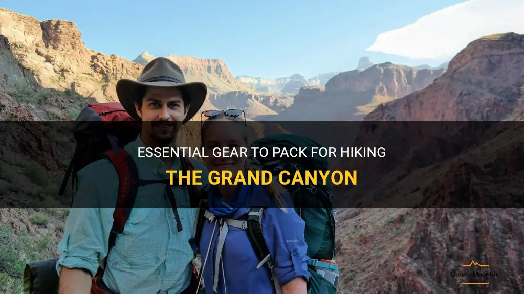 what to pack to hike the grand canyon