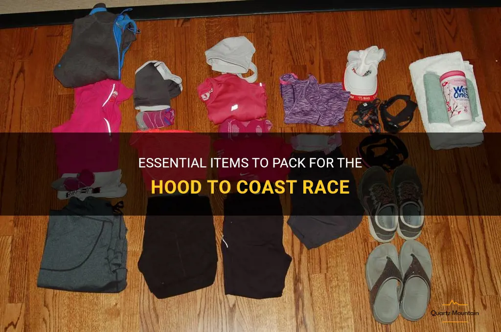 what to pack to hood to coast