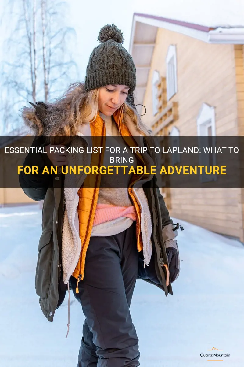 what to pack to lapland