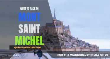 Essential Items to Pack for a Memorable Visit to Mont Saint Michel