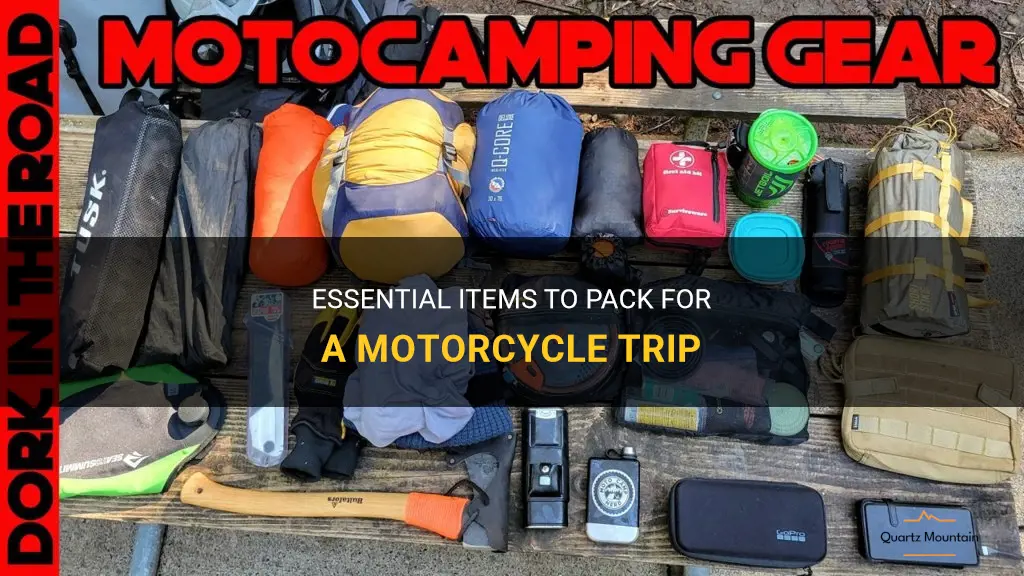 what to pack to motr