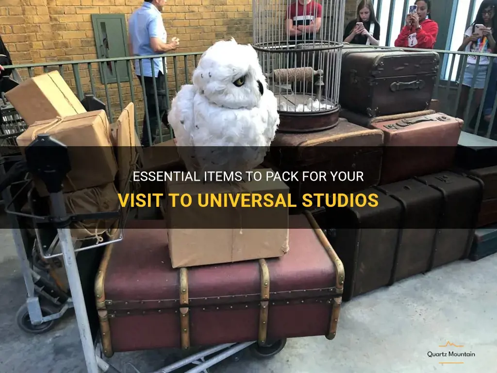 what to pack to universal studios