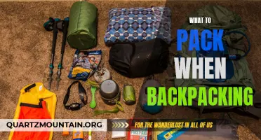 Essential Items to Pack for Backpacking Adventures