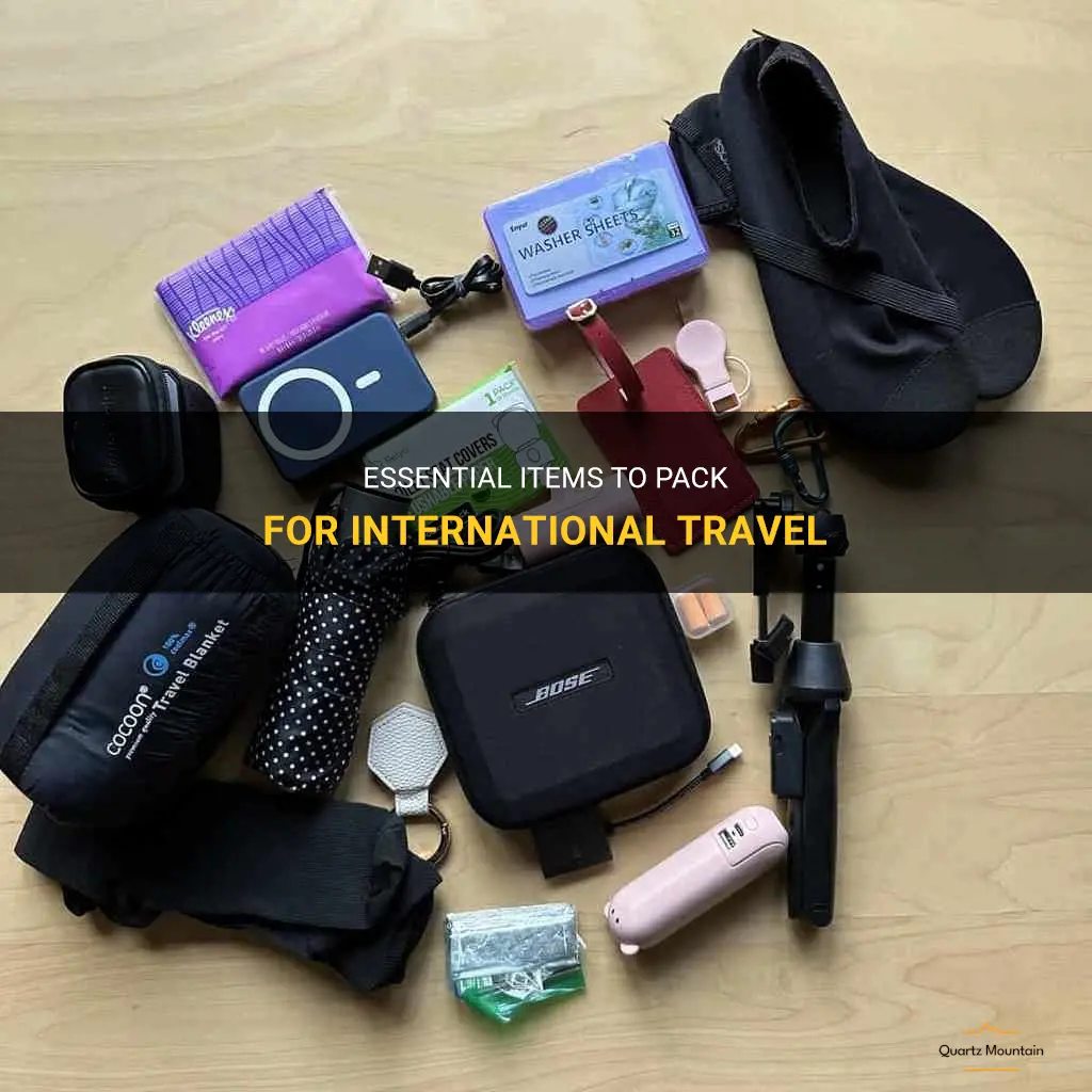 what to pack when going out of country