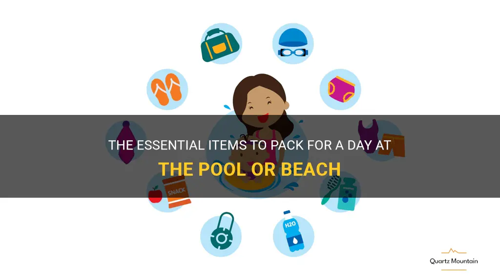 what to pack when going swimming