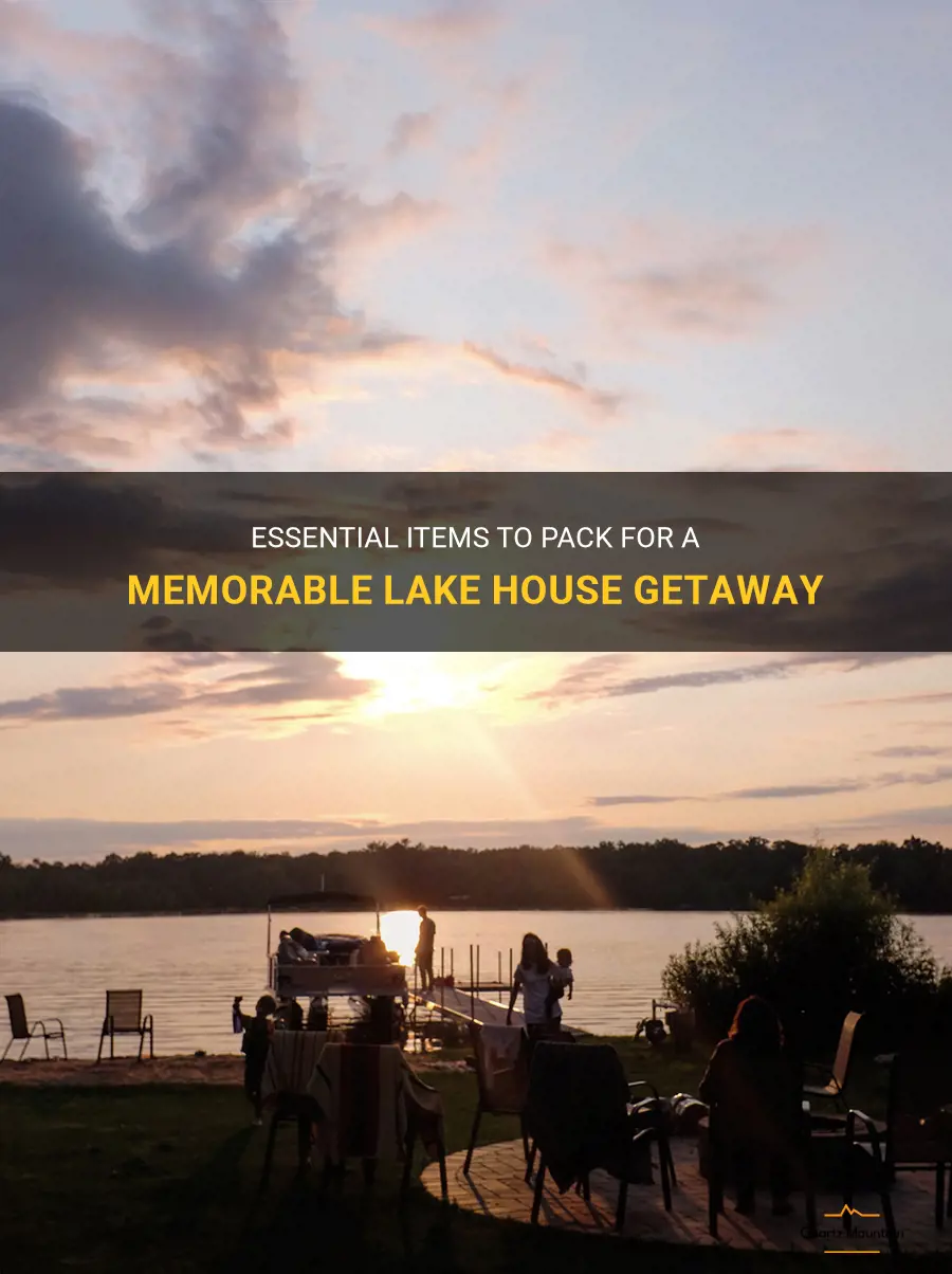 what to pack when going to a lake house