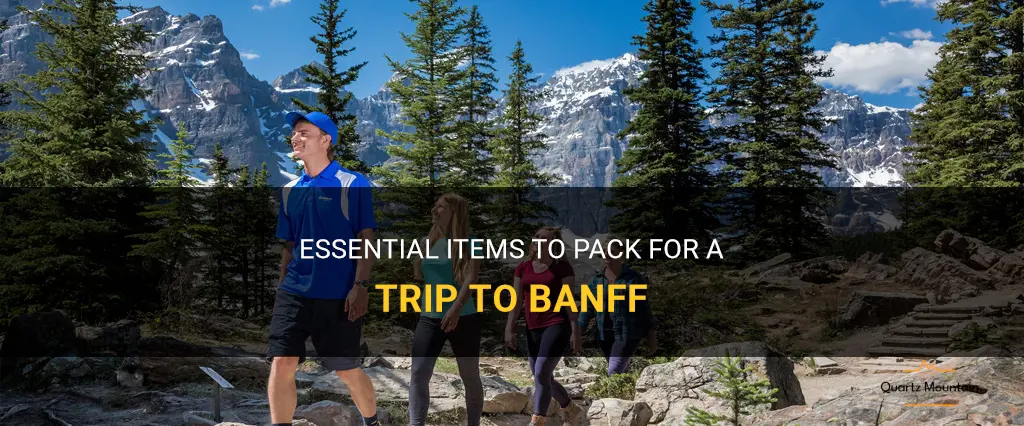 what to pack when going to banff