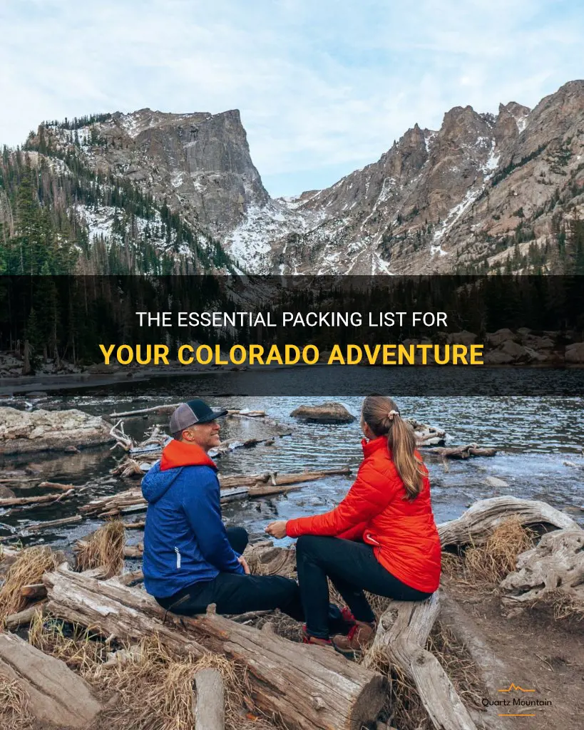 what to pack when going to colorado