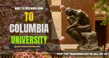 Essential Items to Pack for a Trip to Columbia University