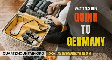 Essential Items to Pack for a Trip to Germany