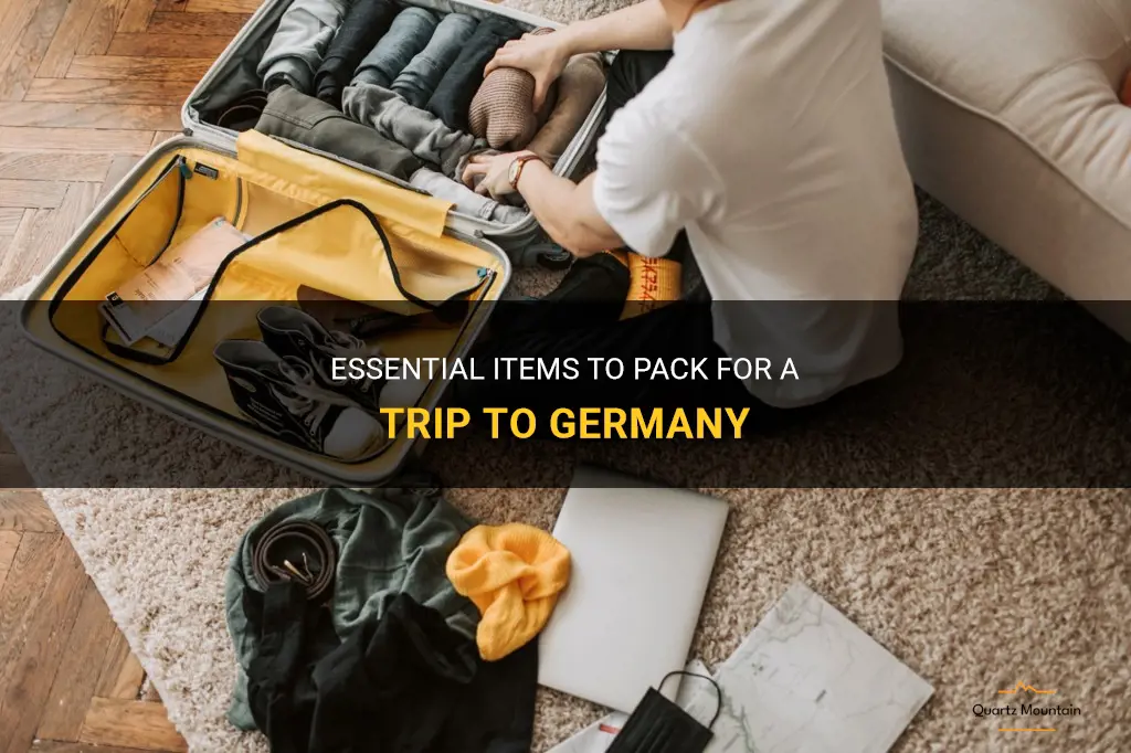 what to pack when going to germany
