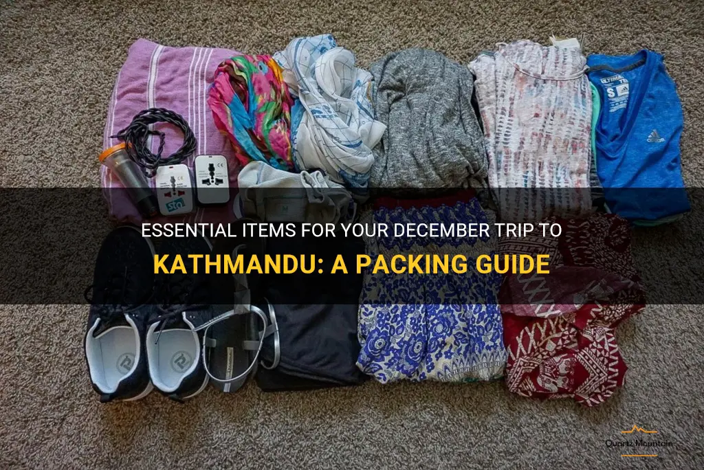 what to pack when going to kathmandu in december