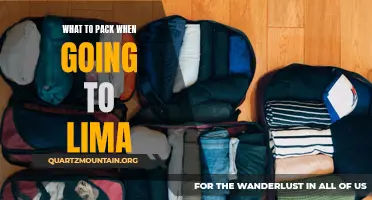 Essential Items to Pack for Your Trip to Lima