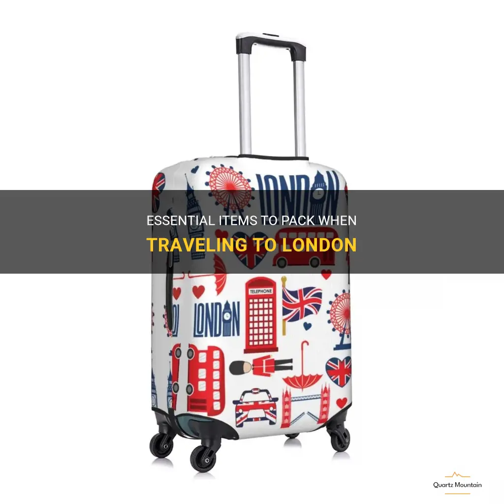 what to pack when going to london