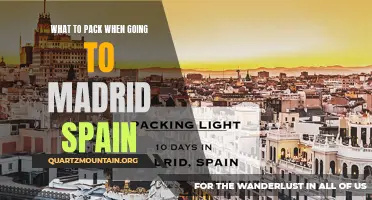 Essential Items to Pack for a Trip to Madrid, Spain