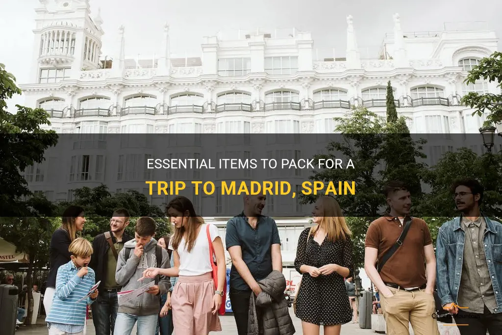 what to pack when going to madrid spain