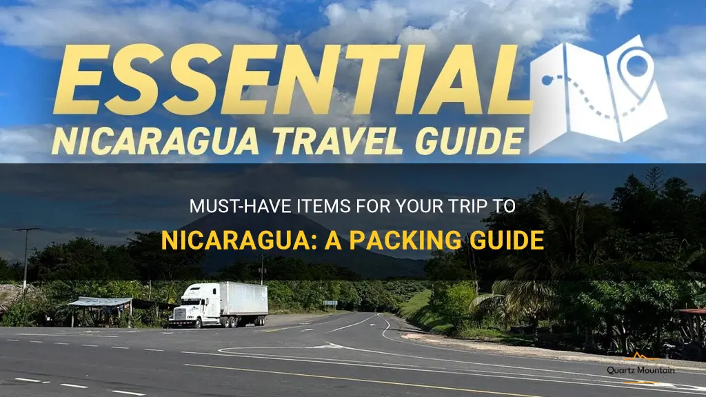 what to pack when going to nicaragua