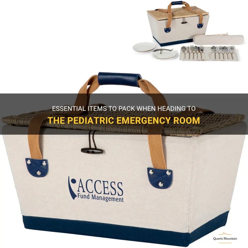 what to pack when going to pediatric emergency room