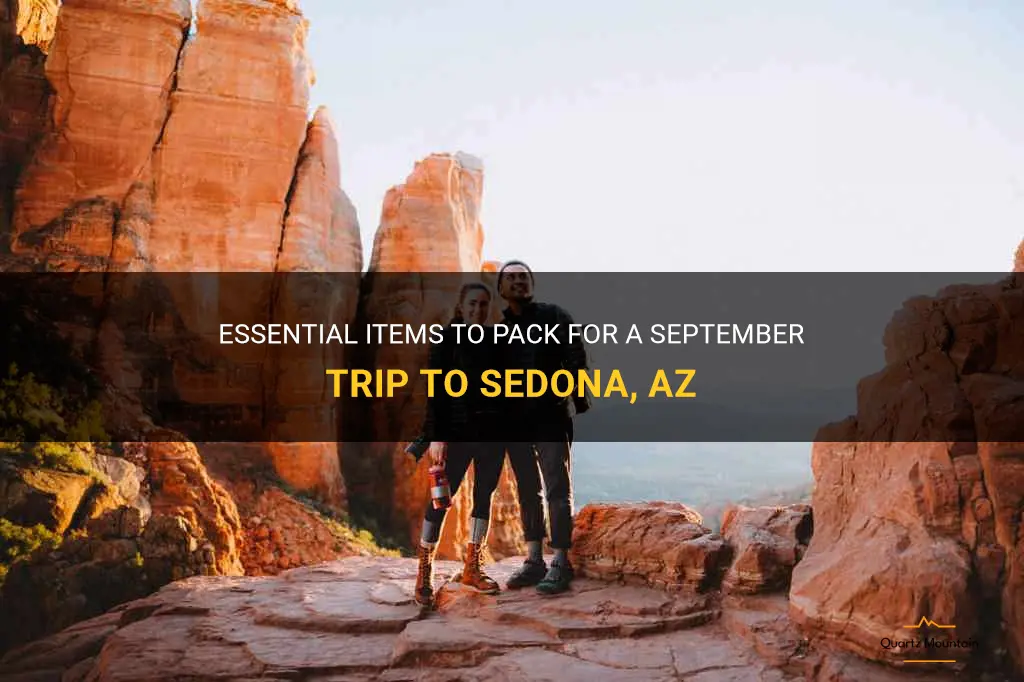 what to pack when going to sedona az in September