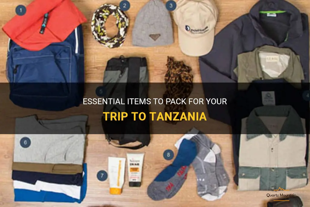 what to pack when going to tanzania